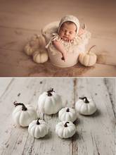 Accesorios de fotografía para recién nacidos, decoración de festival de calabaza blanca de imitación alta para Halloween, foto de Bebé y Niño 2024 - compra barato