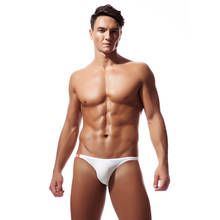 Mens Breathable Sexy Ice Silk Panties Briefs Men Ultra Thin Transparent Low Rise Male Mini Underpants U Convex Men Underwear 2024 - buy cheap