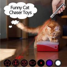 Забавный кот лазерная указка USB прямого заряда Кот-стик с забавным котом, ручка для домашних животных с забавным котом игрушка Портативный креативная игрушка для тренировки питомца 2024 - купить недорого