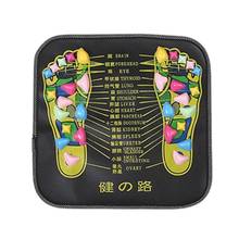 Almohadilla de reflexología para caminar, masajeador de acupuntura, estera de acupresión para aliviar el dolor de piernas y pies, 35x35cm 2024 - compra barato