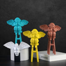 Nordic Resin Angel Character Sculpture Ornaments Home Livingroom Table Boy Figurines Crafts Office Desktop Statue Decoration Art 2024 - buy cheap