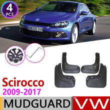 Car Mudflap for Volkswagen VW Scirocco 2009~2017 Fender Mud Guard Splash Flap Mudguards Accessories 2010 2011 2012 2013 2014 2024 - buy cheap