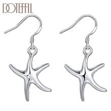 DOTEFFIL 925 Sterling Silver Starfish Earrings Charm Women Jewelry Fashion Wedding Engagement Party Gift 2024 - buy cheap