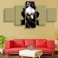 Pósteres artísticos de pared modulares de Anime Tokyo Ghoul, imágenes impresas en HD, pinturas al óleo para decoración del hogar y sala de estar, 7 estilos, 5 uds. 2024 - compra barato