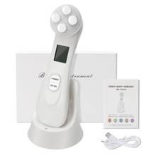 Facial Mesotherapy Electroporation RF Radio Frequency LED Photon Face Lifting Tighten Wrinkle Removal Skin Care Face Massager #G 2024 - buy cheap