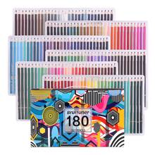 Цветные карандаши, профессиональный набор из 180 цветов на основе мягкого воска, для рисования, скетчинга, затенения, профессиональных художников 2024 - купить недорого