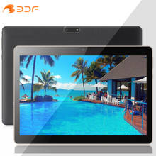 Bdf-tablet 10 polegadas, sistema android, 3g, chamadas telefônicas, quad core, bluetooth, gps, wi-fi, cartão sim 2024 - compre barato
