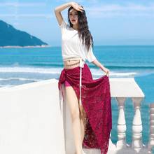 2020 new summer belly dance costume sexy top + lace skirt oriental dance costume female long skirt performance costume 2024 - buy cheap
