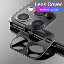 Metal lente da câmera traseira caso capa para iphone 12 mini 11 pro xs max x xr câmera guarda caso i telefone 7 8 mais proteção abundante 2024 - compre barato