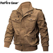 ReFire Gear-chaqueta táctica militar para hombre, cazadora de estilo Bomber, informal, para Otoño e Invierno 2024 - compra barato