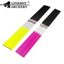 Spine 300-800 ID6.2 Pure Carbon Arrow Shaft Hunting Shooting Archery Compound Bow Linkboy Archery 12PCS 2024 - buy cheap