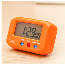 Mini Electronic Alarm Clock with Calendar, Stopwatch, Snooze and Backlight Function Digital LCD Home Travel Car Alarm Clock 2024 - buy cheap