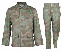 tomwang2012. WWII WW2 GERMAN Army WH M43 SPLINTER FIELD Military Uniform TUNIC AND TROUSERS SET COLLECTION WAR REENACTMENTS 2024 - buy cheap
