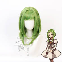 Anime Toilet-bound Hanako-kun Nanamine Sakura Cosplay Green Wig Jibaku Shounen Synthetic Hair + Free Wig Cap Party Role Play 2024 - buy cheap