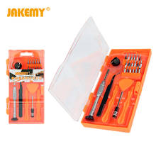 JAKEMY 26 in 1 Professional Repair Tools For Iphone Ferramentas Screwdriver Set Bits Curved Tweezers Opening Tools Kit 2024 - buy cheap