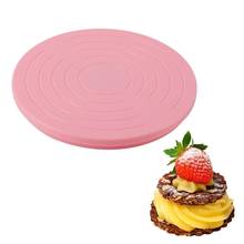 14cm Plastic Cake Plate Turntable Rotating Anti-skid Round Cake Stand Cake Decorating Rotary Table Kitchen for Pan Baking Tool 2024 - buy cheap