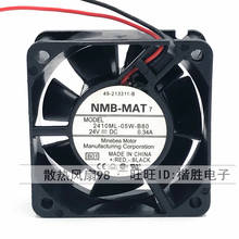 Оригинальный NMB-MAT 6025 2410ML-05W-B80 24V 0.34A 60*25 мм большой объем воздуха инверторный вентилятор 2024 - купить недорого