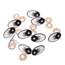 10pcs Plastic Cartoon Safety Doll Eyes For Toy Bear Dolls Puppet Stuffed Animal Crafts Children DIY With Washers 2024 - buy cheap