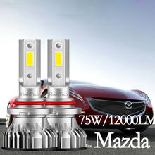 Para Mazda 3 5 M3 M6 MX-5 CX-3 CX-5 CX-8 CX-9 BT-50 Gongo Titan Luz De Carretera bajo haz faro bombillas Led Luz de niebla H1 H7 H11 2024 - compra barato