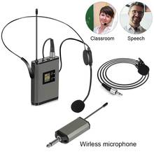 Wireless Headset Portable Microphone Mini Lapel  lavalier Mic Transmitter For Speech Recording Meeting and Teacher in Class 2024 - buy cheap