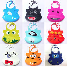 Fashion Cute Cartoon Infant Silicone Feeding Bibs Newborn Adjustable Baby Soft Silicone Bib Waterproof Saliva Dripping Bibs#p4 2024 - buy cheap