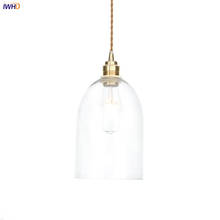 IWHD Loft Decor Vintage Pendant Lamp Bedroom Dinning Room 4W Edison Bulb Glass Copper Industrial Pendant Lighting Fixtures LED 2024 - buy cheap