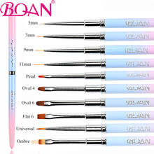 BQAN Nail Brush UV Gel Brush Nail Art Brush Line Painting Brushes Acrylic Thin Liner Drawing Pen Manicure Tools For Professional 2024 - купить недорого