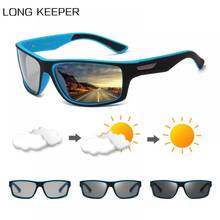 LongKeeper Polarized Photochromic Sunglasses For Men Change Color Driving Sun Glasses Male Vintage Black Sports Eyewear Goggles 2024 - buy cheap