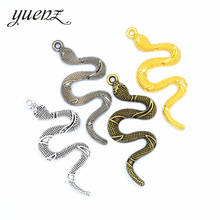 YuenZ 3pcs 2020 New Product snake Charms Pendant For Metal Alloy Jewelry Marking 52*23mm D9318 2024 - buy cheap