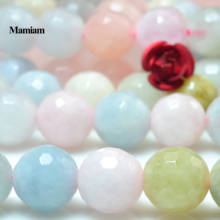 Mamiam Natural Morganite Faceted Round Beads 6mm 8mm 10mm Smooth  Loose Stone Diy Bracelet Necklace Jewelry Making Gift Design 2024 - buy cheap