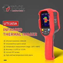 Cámara de imagen térmica infrarroja, instrumento de temperatura HD, UNI-T, UTi165K 2024 - compra barato