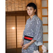 Disfraz de samurái clásico para hombre, ropa tradicional de estilo japonés, Kimono de Guerrero Yukata Haori con pijamas Obi para fiesta asiática 2024 - compra barato