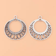 50pcs/Lot Tibetan Silver Boho Earring Connector Charms Pendants for DIY Bracelet Jewelry Making Accessories 2024 - buy cheap