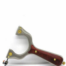 Wood repair hunting slingshot stainless steel target shooting with flat rubber 2020 new outdoor sports 2024 - buy cheap