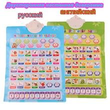 Russian&English Phonetic Chart 2  In 1 Learning Machine Electronic Baby Alphabet Music Toy Educational  Early Language Sound 2024 - buy cheap