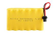 MasterFire-batería NiCD Original de 7,2 V, 700mah, a control remoto para juguetes, tanques de coches, trenes, Robot, barco, pistola, ni-cd, AA, baterías recargables de 700mah 2024 - compra barato