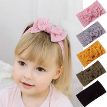 Cute Bows Baby Headband Soft Newborn Toddler Turban Kids Hairband Headbands For Girls Haarband Baby Hair Accessories 2024 - купить недорого