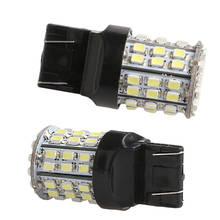 2Pcs T20 LED 64-SMD 1206 Universal Low Consumption High Power Tail Stop Brake Light Bulb Lamp White W21W 7443 7440#288232 2024 - buy cheap
