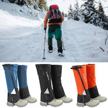 Outdoor Leg Gaiters Waterproof Hiking Snow Boot Gaiters Zipper Sand-proof Breathable Shoe Cover For Running Mountaineering Ski 2024 - buy cheap