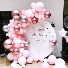 Pink Macaron Balloon Garland Birthday Party Decor Kids Baby Shower Decorations Ballon Arch Gender Reveal Wedding Party Globos 2024 - buy cheap