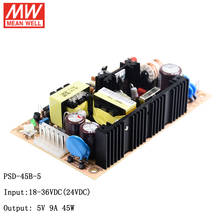 MEAN WELL-PSD-45B-5 de 18 a 36V CC a 5V CC, 45W, DC-DC, convertidor PCB, fuente de alimentación conmutada de 24V CC a 5V CC, transformador convertidor de 9A 2024 - compra barato