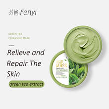 Face Cleansing Green Tea Mud Peeling Acne Blackhead Treatment Mask Remover Contractive Pore Whitening Hydrating Care Creams 2024 - buy cheap