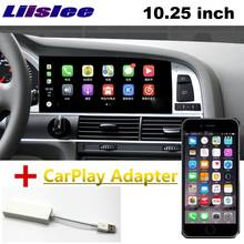LiisLee автомобильный мультимедиа для Audi Q7 4L V12 2007 ~ 2015 MMI NAVI CarPlay адаптер GPS WIFI Аудио Радио Рамка навигация большой экран 2024 - купить недорого