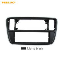 FEELDO-Marco de salpicadero para coche, Panel de placa estéreo, Kit de bisel de instalación, 1DIN, para VOLKSWAGEN UP, Skoda Citigo, Seat 2024 - compra barato