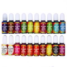 20 Colours 10ML Crystal Epoxy Resin Pigment Liquid Colorant Dye Ink Diffusion Resin Jewelry Making DIY Handmade Crafts Art Sets 2024 - buy cheap