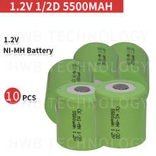 10 PCS/lot brand new Original New 1.2V 1/2D type 5000mAh High Capacity 1/2 D Ni-MhNi Mh Rechargeable Battery Free Shipping 2024 - buy cheap