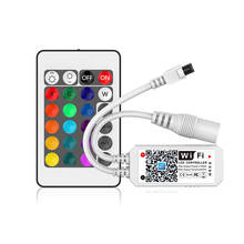 Controle wi-fi rgbw para fita led, controle musical de 5v, 12v, 24v com 50 peças 2024 - compre barato