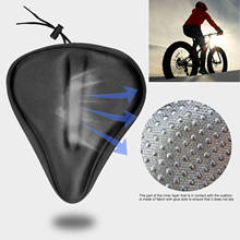 Capa de silicone macio para assento de bicicleta, capa de almofada para selim de bicicleta mtb, espessante e respirável, almofada antiderrapante para acessório de ciclismo 2024 - compre barato