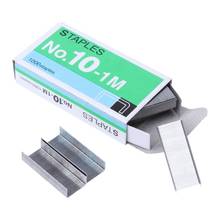 P82F 1000Pcs/Box Metal Staples No.10 Binding Office School Supplies Stationery Tools 2024 - compre barato