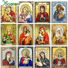 Pintura de diamantes 5D Diy de la Virgen María, iconos, bordado de mosaico completo, decoración del hogar, arte de diamantes, religión YY2108 2024 - compra barato